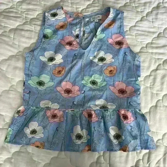 Molly Bracken Sleeveless Blouse size M - Picture 3 of 7